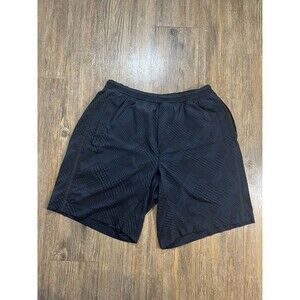 Men’s Lululemon 9” Inch Pace Breaker Lined Shorts Blue Geometric Size Large